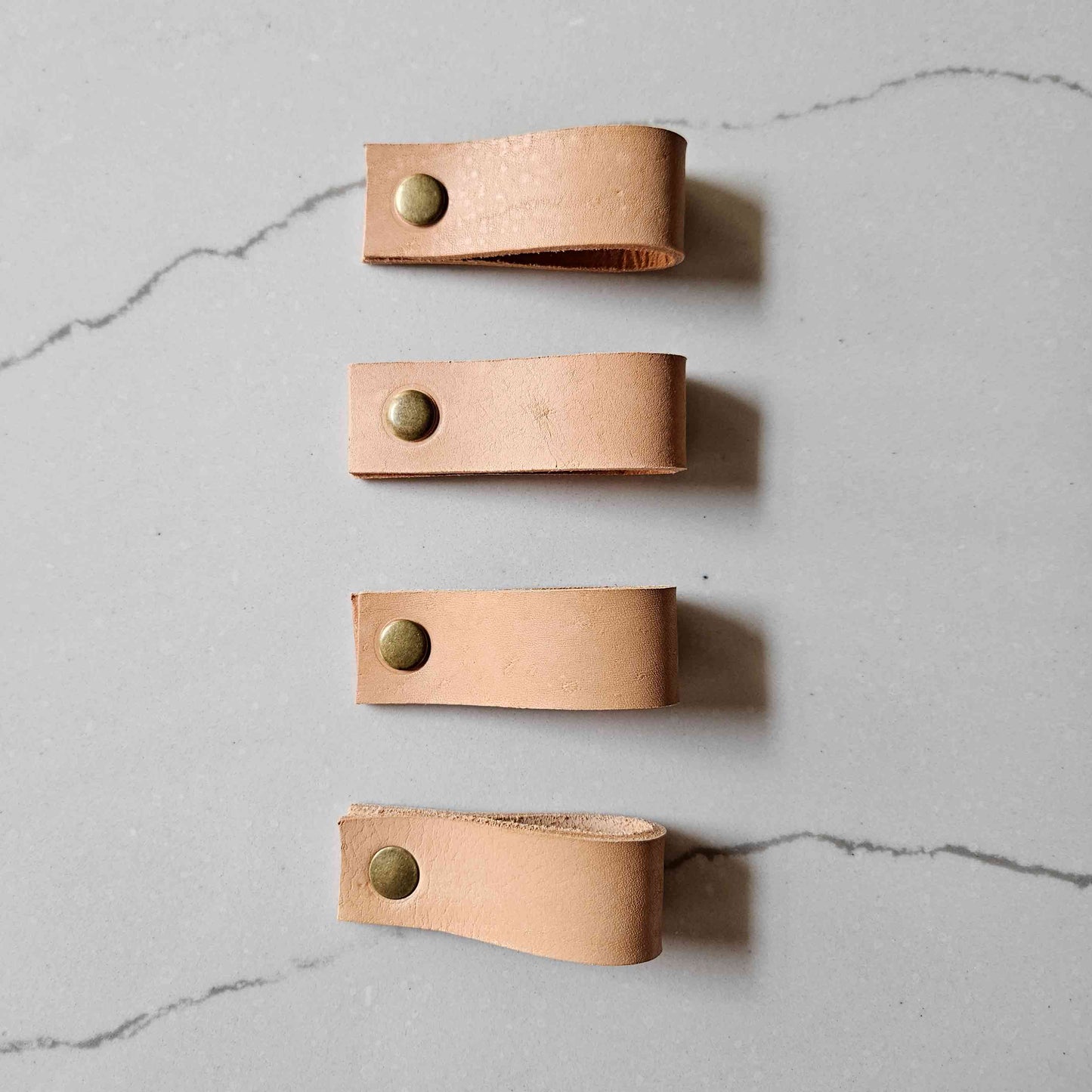 Leather Napkin Holders - Plain - Set of 4