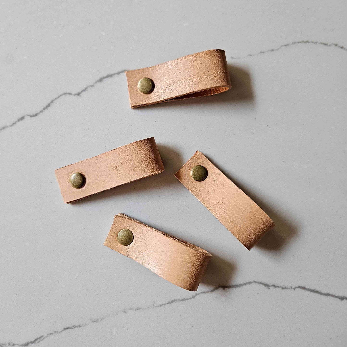 Leather Napkin Holders - Plain - Set of 4