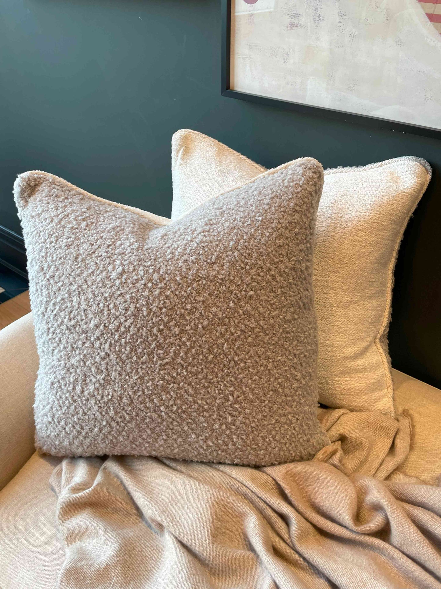 Silver & Sand Cushion
