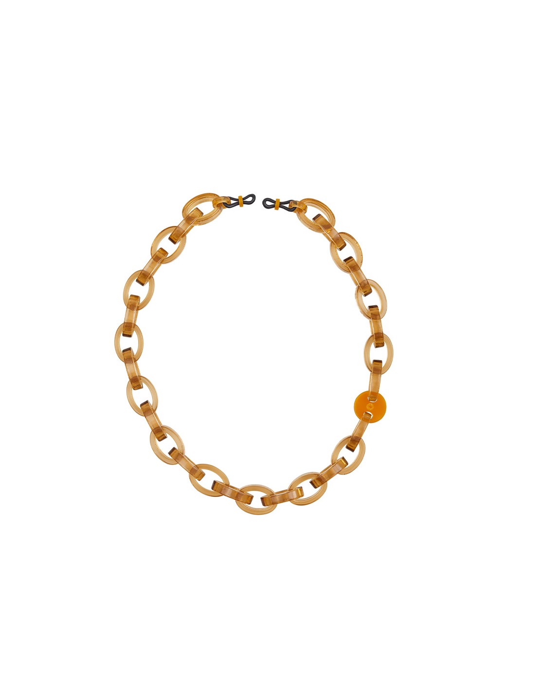 Vita Chunky Acetate Glasses Chain - Amber