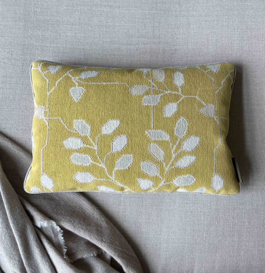 Dandelion Yellow Botanical Lumbar Cushion