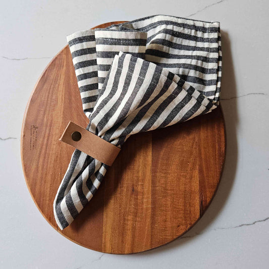 Leather Napkin Holders - Plain - Set of 4