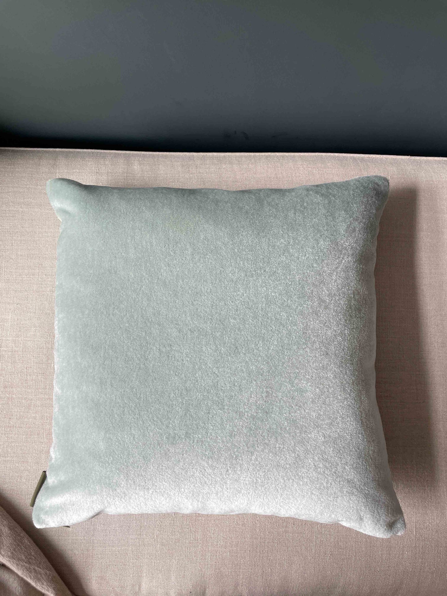 Teal Rockbird & Seafoam Pillow