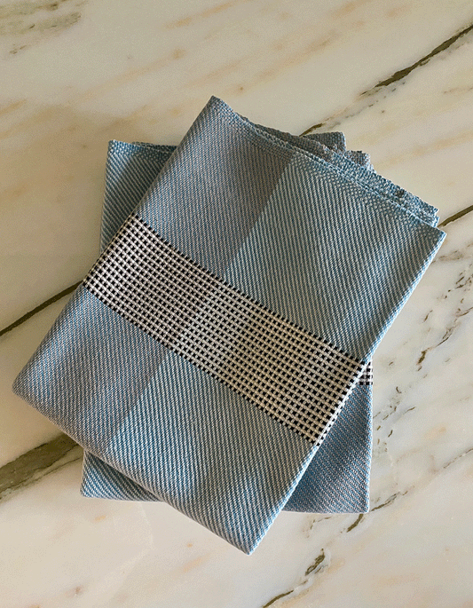 French Lavender & Ice Studio Tea Towels – Set of 2